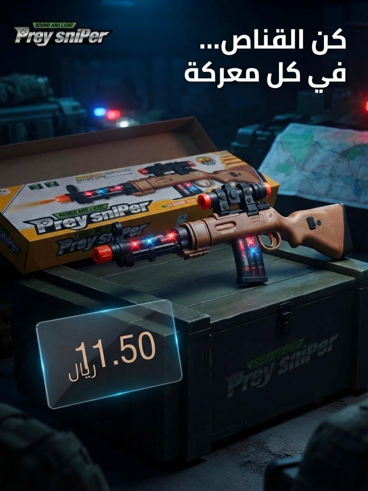 Prey Sniper Sound & Light Toy Rifle