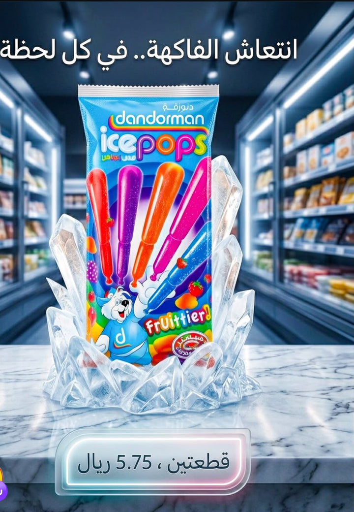 Dandorman Ice Pops Fruittier Juice Bars