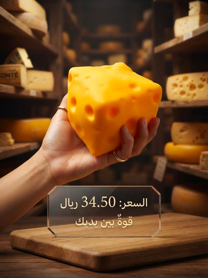Swiss Cheese Block Stress Relief Toy