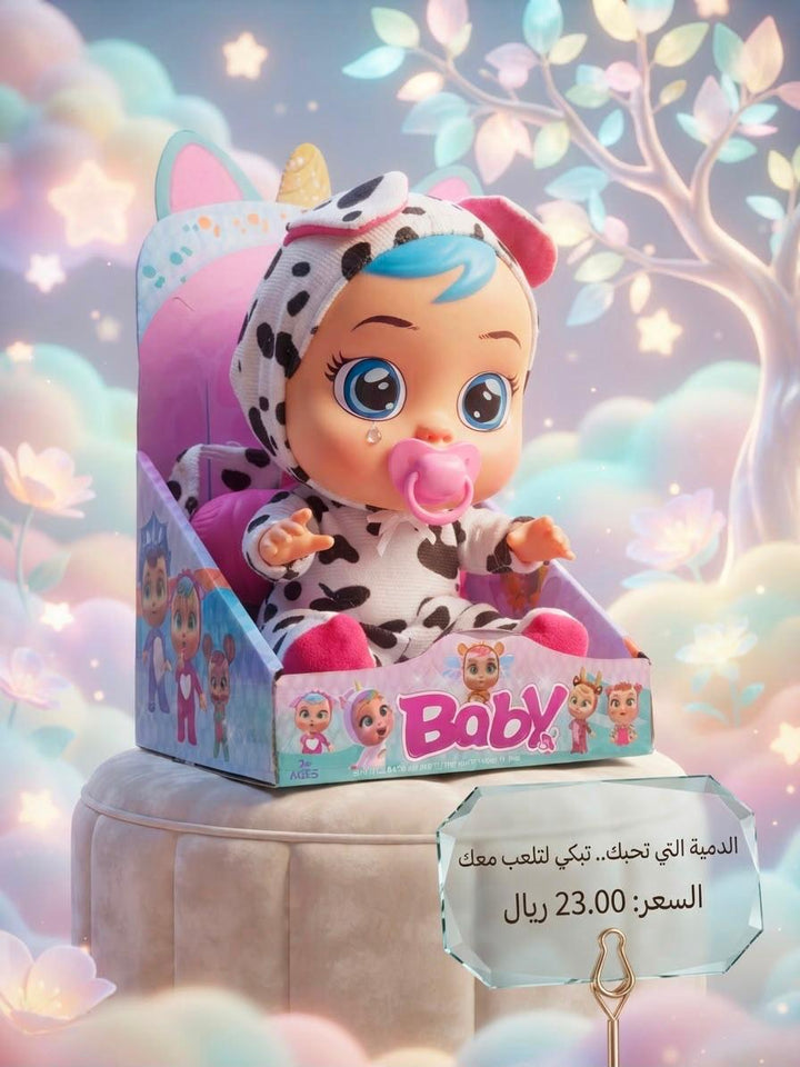 Cry Babies Dalmatian Baby Doll Set