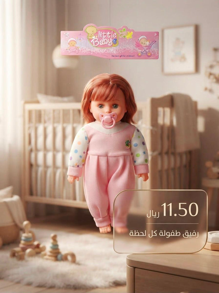 Little Baby Soft Nursery Doll with Pacifier