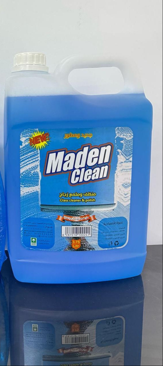 Maden Clean Glass Cleaner & Polish 3.75 ltr