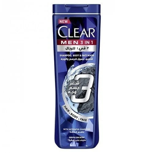 Clear Men 3 in 1 Shampoo, Body & Face Wash 200ml