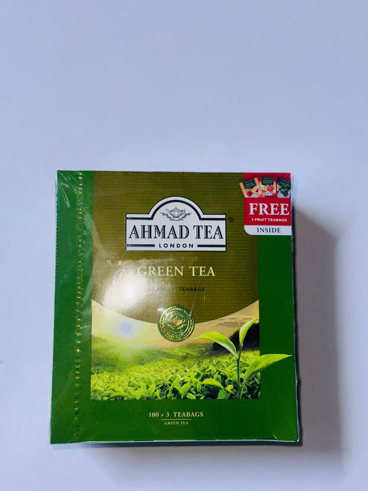 Ahmad Tea London Green Tea +3 Fruit Tea Bags 103 Tea Bags