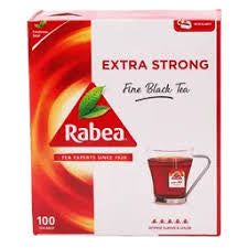 Rabea Extra Strong Fine Black Tea 100 Tea Bags