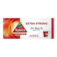 Rabea Extra Strong Fine Black Tea 25 Tea Bags