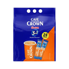 Cafe Crown 3 in 1 Hazelnut Flavoured 24 Sticks