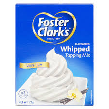 Foster Clarks Vanilla Whipping Topping Mix 72g