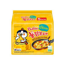 Buldak Cheese Hot Chicken Flavor Ramen 5 Packs 140gx5