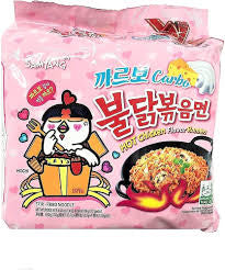 Buldak Carbonara Hot Chicken Flavor Ramen 5 Packs 130gx5