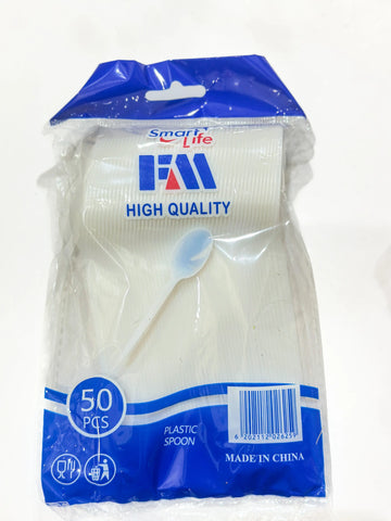 Plastic Spoon 50 Pcs Riyal and More