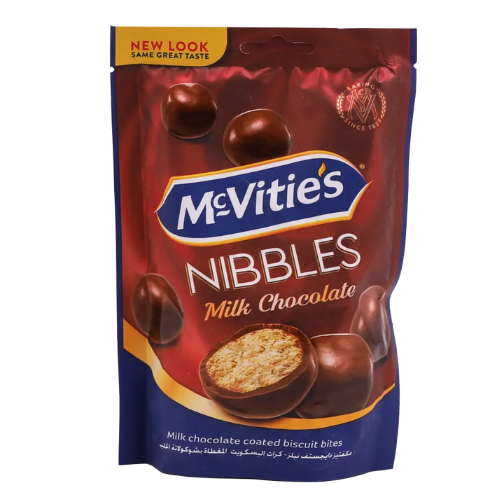 Mcvites Nibbles Milk Chocolate 110g