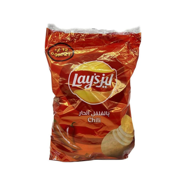 Lays Chilli Potato Chips 21 PCS Bag