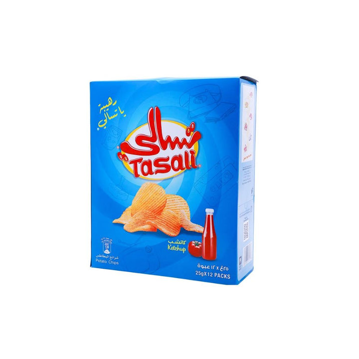 Tasali Ketchup Potato Chips 12 PCS Box