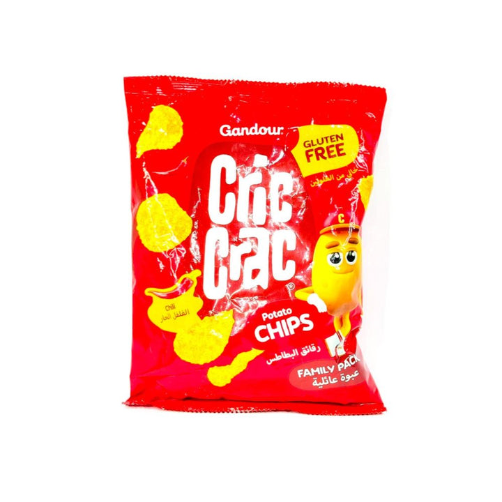 Cric Crac Potato Chips Chilli 100G