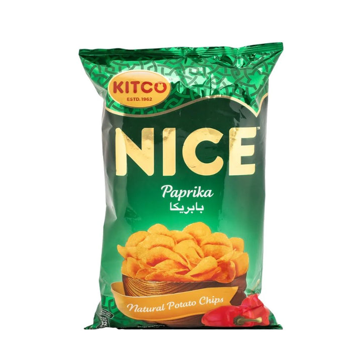 Nice Paprika Flavour Potato Chips 155G