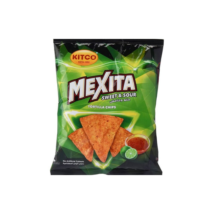 Mexita Sweet & Sour Tortilla Chips 40G 3 Pcs