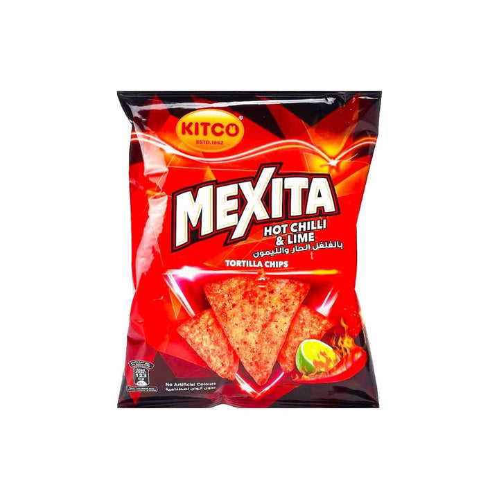 Mexita Hot Chilli & Lime Tortilla Chips 40G 3 Pcs