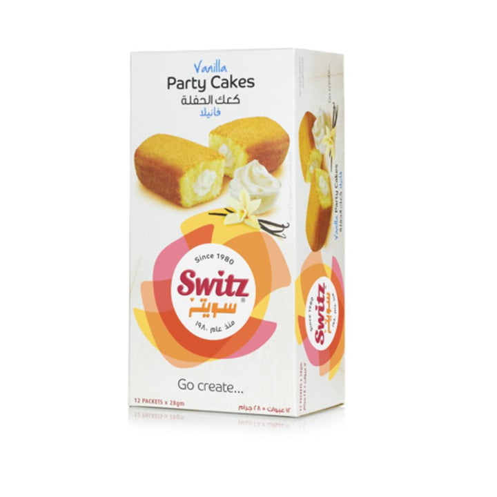 Switz Vanilla Party Cakes 12x28G