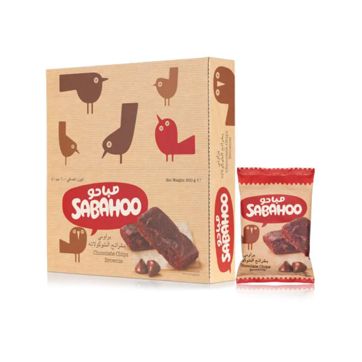 Sabahoo Chocolate Brownie Chips 12X60G