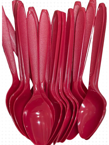 Plastic Spoons 50 Pcs Pack Riyal and More