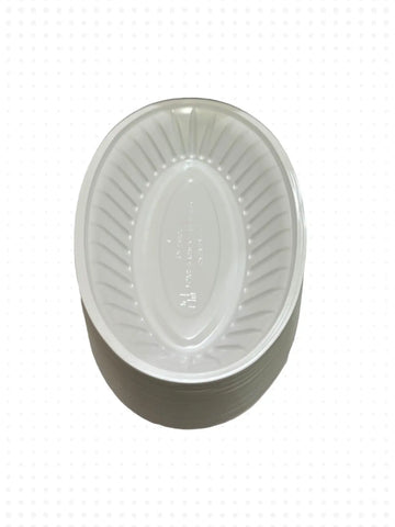 Disposable Oval Tray No 1 50 Pcs Riyal and More