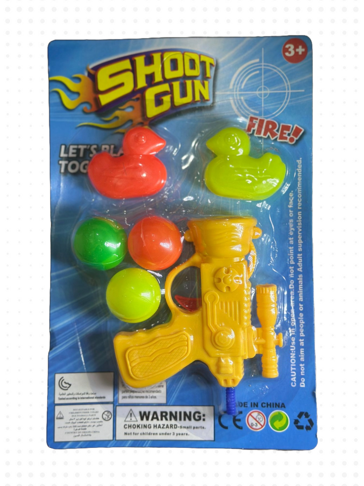 Kids Toy Gun with Soft Foam Balls with Ducks - Safe Shooting Game