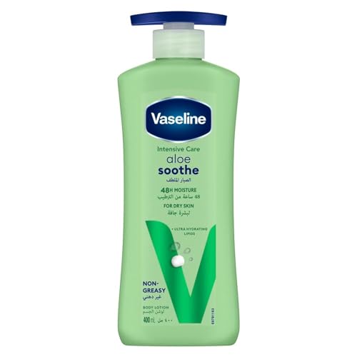 Vaseline Aloe Soothe Body Lotion 48h Moisture for Dry Skin 400ml