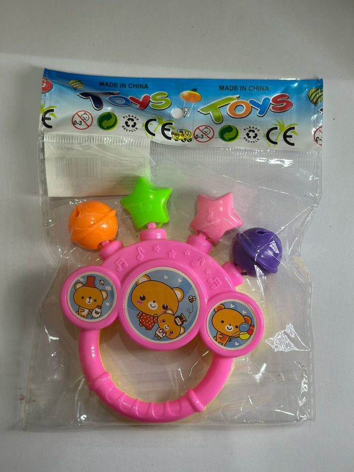 Circular Baby Rattle with Moving Parts - Fun and Engaging for Infants