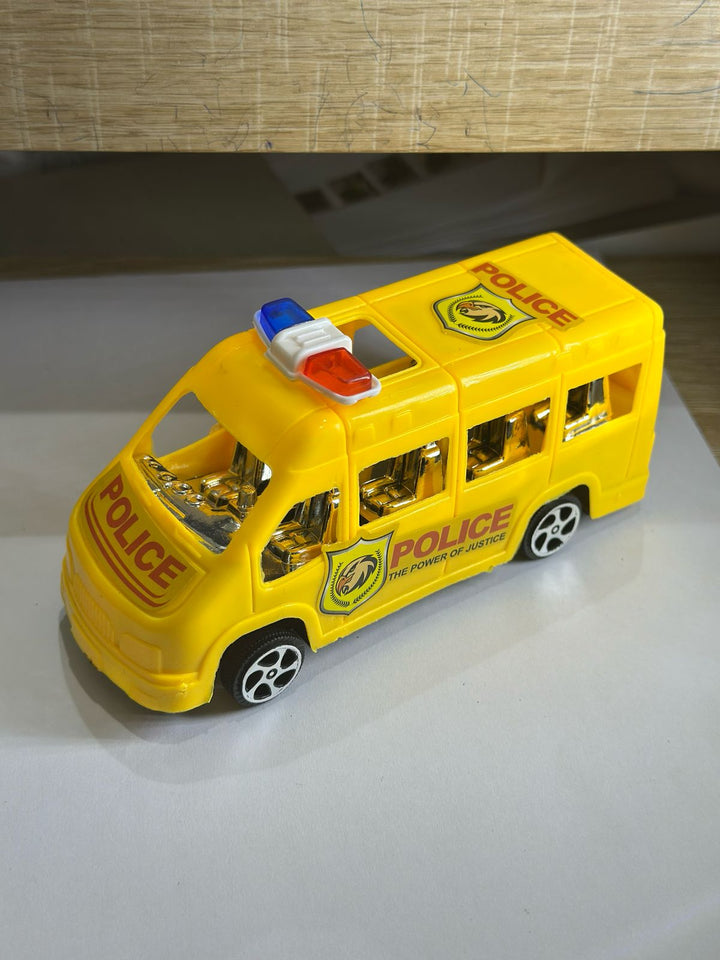 Kids Toy Police Bus - Pretend Play Emergency Vehicle