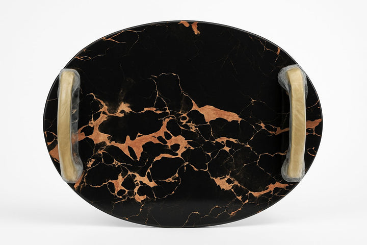 Black Tray With Handles