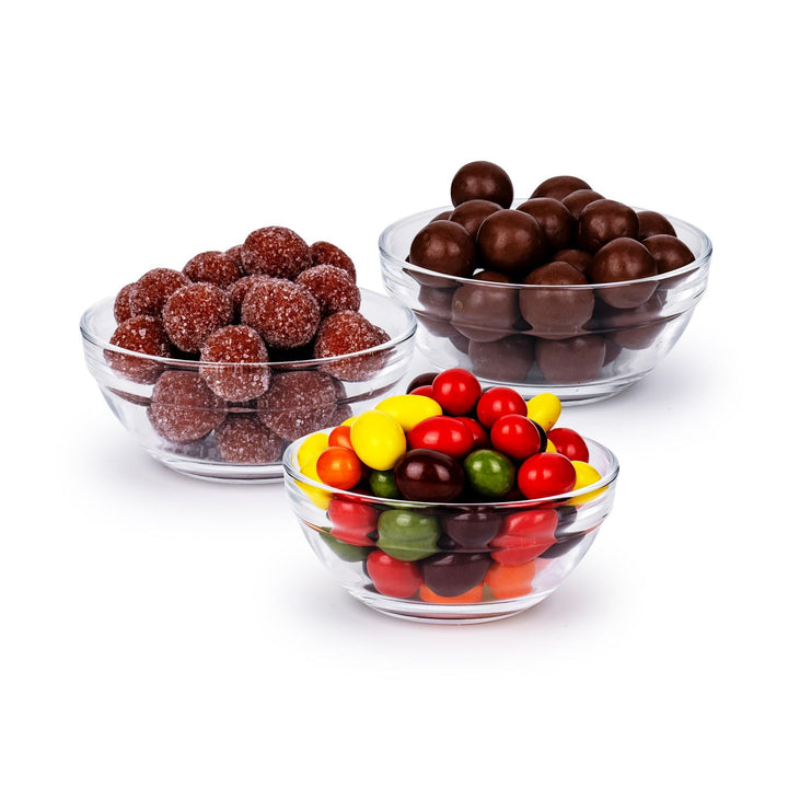 Clear Glass Candy Bowls - Set of 6