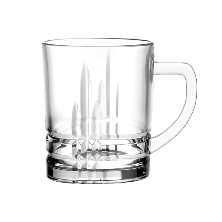 Elegant Crystal Glass Mug 4 PCS