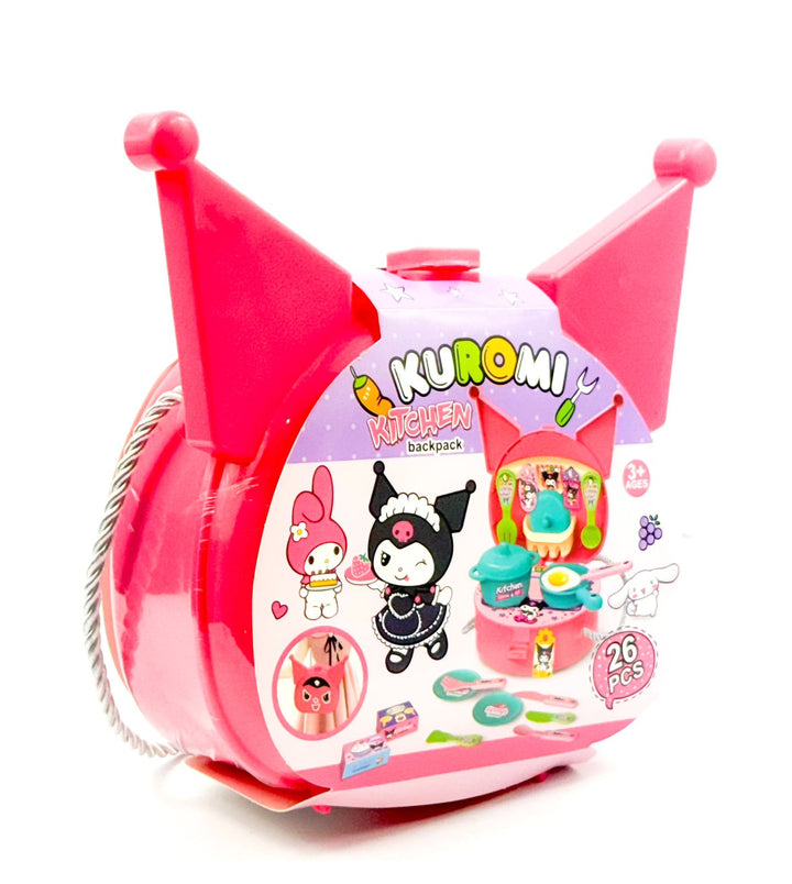 Kuromi Kitchen Backpack Play Set