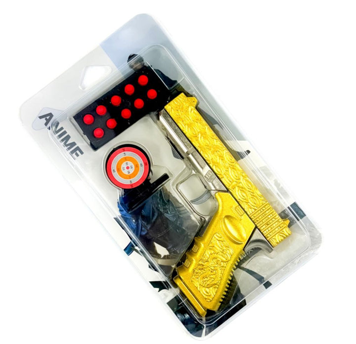 Gold Toy Gun Play Set
