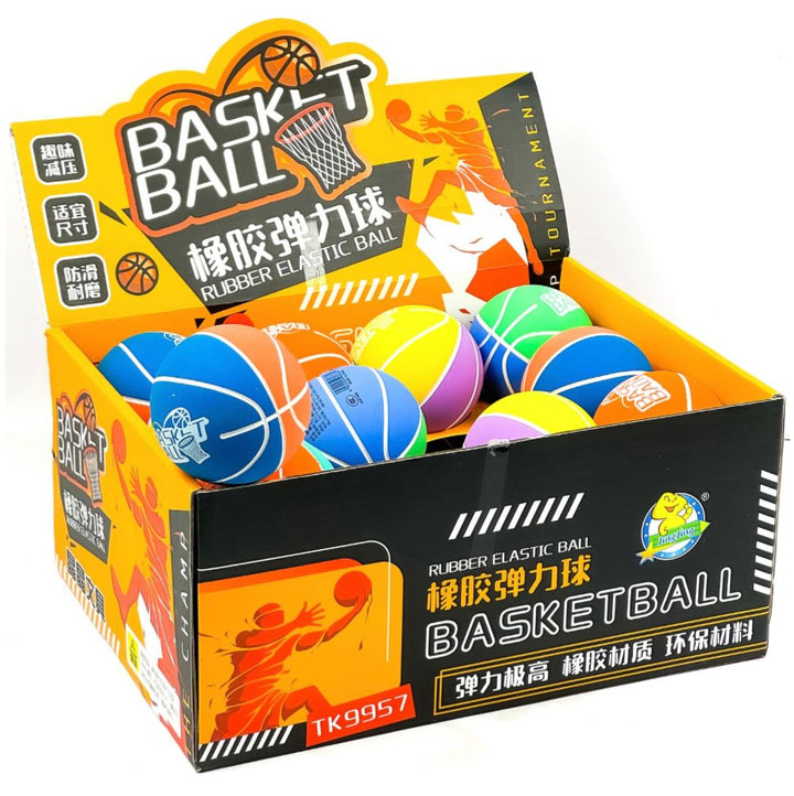 Mini Rubber Elastic Basketball