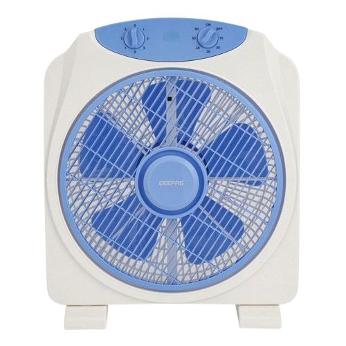 Geepas Compact Box Fan with Timer and Speed Control