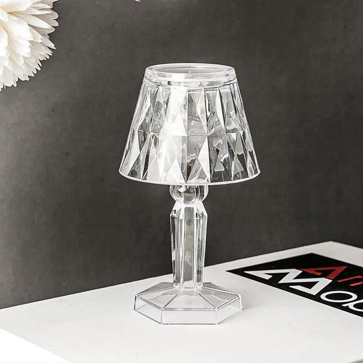 Elegant Clear Acrylic Table Lamp