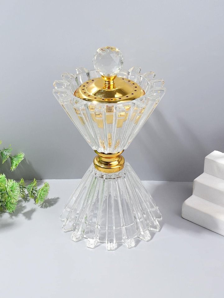 Elegant Crystal Bakhoor Burner