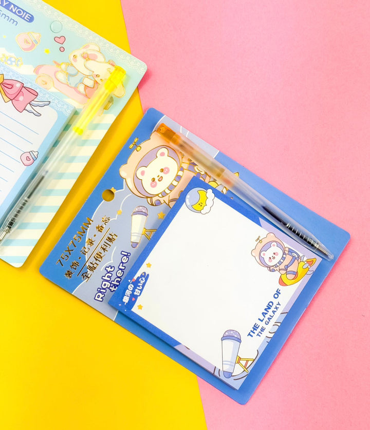 Cute Animal Notepad & Pen Set