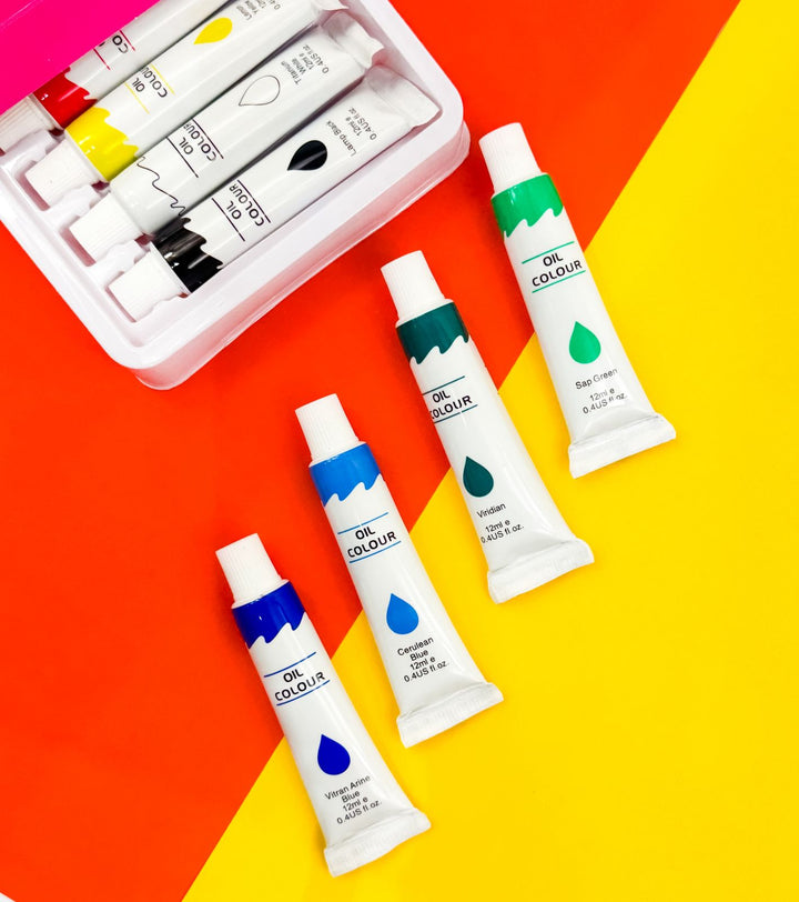 Artist Oil Paint Tube Set