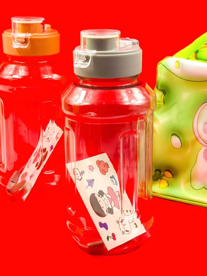 Riyal and More Clear Square Hydration Bottle