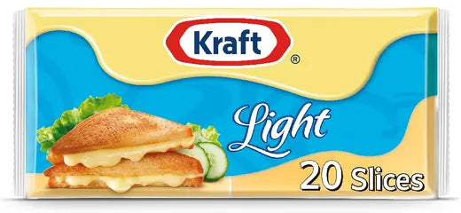 Kraft Light Processed Cheese Slices 20 Slices 400g