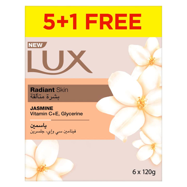 Lux Soap Radiant Skin Jasmine 6x120g