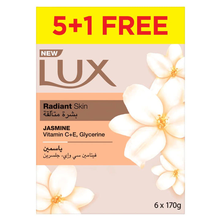 Lux Soap Radiant Skin Jasmine 6x170g