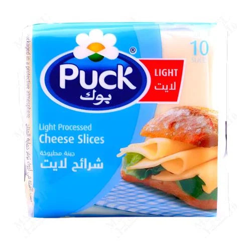 Puck Light Processed Cheese Slices 10 Slices 200g